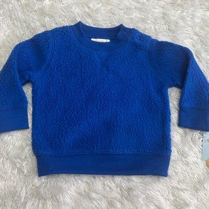 Cat & jack Baby Sweatshirt Long sleeve Pullover Blue Size 3-6M